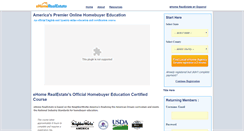 Desktop Screenshot of ehomerealestate.org